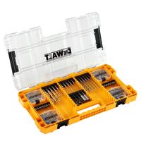 Набор бит и сверл в кейсе DEWALT DWACS115, 115 предметов