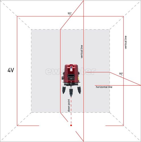 Лазерный уровень ADA 3D LINER 4V А00133