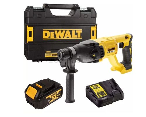 Аккумуляторный перфоратор DEWALT DCH133M1, SDS-Plus, 18 В, XR, 2.6 Дж