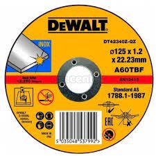 Круг отрезной DEWALT INDUSTRIAL DT42340Z, по металлу, 125 x 22.2 х 1.2 мм