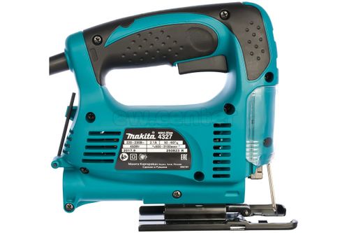 Лобзик MAKITA 4327, 450 Вт, 500-3100 об/мин, ход 18 мм, рез 65 мм, 1.8 кг