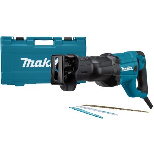 Пила сабельная MAKITA JR3051TK, 1200Вт, 0-3000об/мин, ход 30мм, 447мм, 2.5м, рез 255мм, 3.2кг, кейс