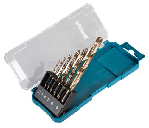 Набор сверл по металлу MAKITA D-75758, HSS-Co, 2-8 мм, 6 шт.