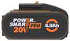 Аккумулятор WORX WA3014 PRO, 20В, 4,0 Ач