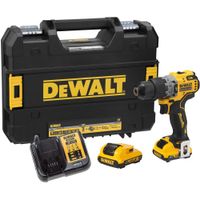 Акк. ударная бесщ. дрель-шуруповерт DEWALT, 250 Вт, 12 В, 57.5 Нм, 1500 об/мин, 25500 уд/мин