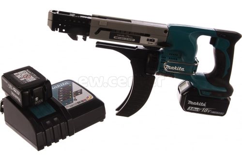 Акк. шуруповерт MAKITA DFR750RFE, 18В, 2x3 Ач Li-ion, 4000 об/мин, 2.3 кг, кейс