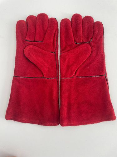 Краги красные с подкладкой EW