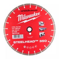 Алмазный диск MILWAUKEE CIS STEELHEAD 350 мм
