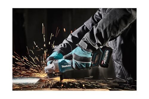 Акк. угловая шлифмашина MAKITA XGT GA005GM201 УШМ, 40В, 125 мм, 8500 об/мин, 2х4А*ч, ЗУ, кейс