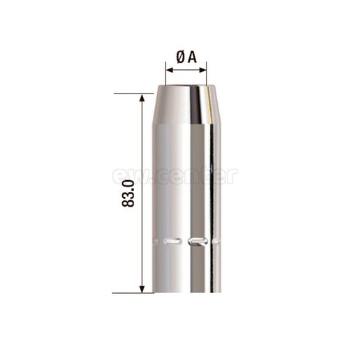 Сопло газовое FUBAG Ø 19 мм L=83 мм для FB 400
