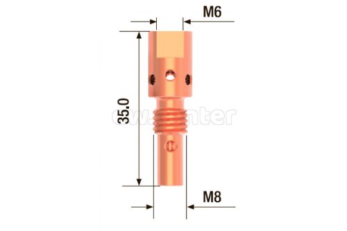 Адаптер контактного наконечника FUBAG M6х35 мм