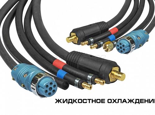 К-т соединительных кабелей для п/а КЕДР AlphaMIG-500S Plus + AlphaWF-1/AlphaWF-2, 5м сух.охл.