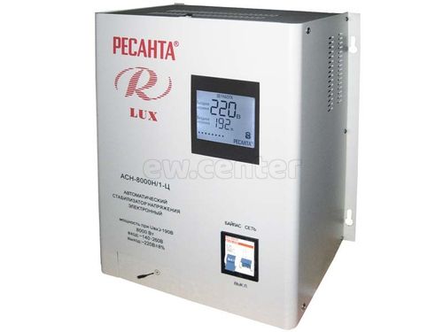 Стабилизатор РЕСАНТА АСН-8 000 Н/1-Ц серия Lux