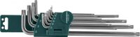 Набор ключей торцевых JONNESWAY TORX удлиненных с центрированным штифтом Т9-50, 10 пред. H08S110S