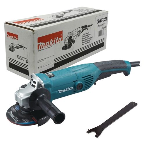 Угловая шлифмашина MAKITA GA5021 УШМ, 1050Вт, 11000 об/мин, 125мм, М14, 2.3 кг