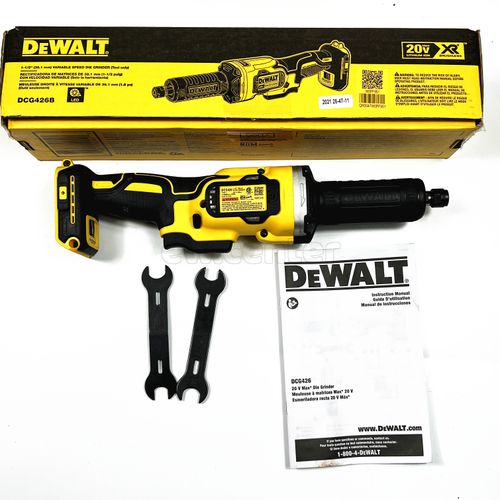 Аккумуляторная прямошлифовальная машина DEWALT DCG426B, 20 В, 1-1/2 дюйма, 25000 об./мин.