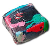 Ветошь ХБ цветной трикотаж (70x80 см лоскут), брикет 10 кг