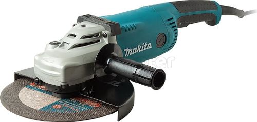 Угловая шлифмашина MAKITA GA9020SF УШМ, 2200Вт, 6600 об/мин, 230мм, М14, 4.7 кг, суперфланец