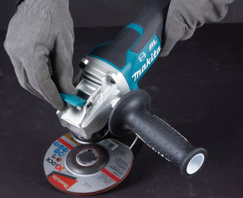 Угловая шлифмашина MAKITA DGA519Z X-Lock, 125 мм, 18В, Li-ion, 3000-8500 об/мин, 3.1 кг без АКБ и ЗУ