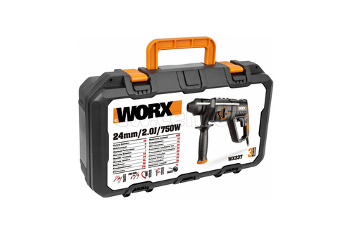 Перфоратор WORX WX337, 750Вт, 2Дж