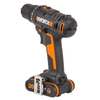 Аккумуляторная дрель-шуруповерт WORX WX100.2, 20В, 2х2Ач, ЗУ 0,4А, сумка