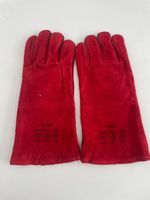 Краги красные с подкладкой EW