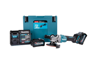 Акк. угловая шлифмашина MAKITA XGT GA005GM201 УШМ, 40В, 125 мм, 8500 об/мин, 2х4А*ч, ЗУ, кейс