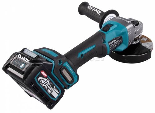 Акк. угловая шлифмашина MAKITA XGT GA005GM201 УШМ, 40В, 125 мм, 8500 об/мин, 2х4А*ч, ЗУ, кейс