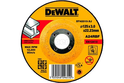 Круг отрезной DEWALT 125х3х22 DT42310XJ