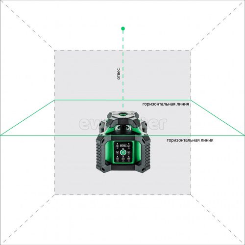 Ротационный лазерный нивелир ADA ROTARY 500 HV-G Servo А00579