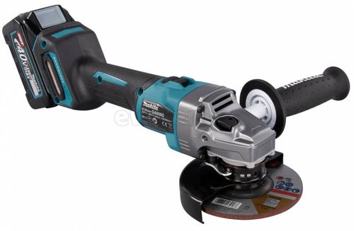 Акк. угловая шлифмашина MAKITA XGT GA005GM201 УШМ, 40В, 125 мм, 8500 об/мин, 2х4А*ч, ЗУ, кейс