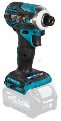 Акк. шуруповерт ударный MAKITA XGT TD001GZ, 40В, Li-ion, 3700 об/мин, 1/4/, 1.7кг, без АКБ и ЗУ