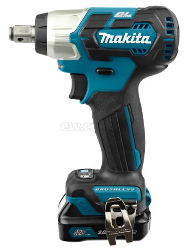 Акк. ударный гайковерт MAKITA CXT TW161DWAE, 12В, 2x2 Ач, 2400 об/мин, 3600 уд/мин, 1.1кг, чемодан