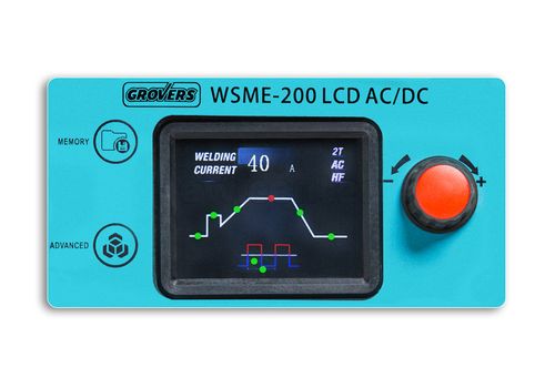 Инвертор cварочный GROVERS WSME-200 LCD AC/DC