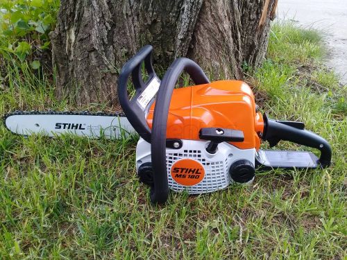 Пила бензиновая STIHL MS 180, 2,0 л.с, 16/, 3/8/, 1,3, 55 зв, 3,9 кг