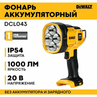 Аккумуляторный светодиодный фонарь DEWALT DCL043, 18 В, 1000 лм, без АКБ и ЗУ