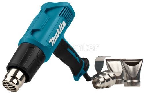 Термопистолет (фен) MAKITA HG5030K, 1600Вт, 350-500 градусов, 300-500л/мин, 0.6кг, кейс