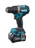 Акк. дрель-шуруповерт MAKITA XGT DF002GD201, 40В, 2х2.5 Ач, патрон 13мм, 2200 об/мин, 2.5кг, чемодан