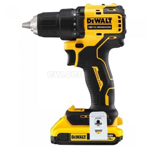 Дрель-шуруповерт бесщеточный DEWALT DCD708D2T-QW, 18В, 65Нм