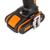 Аккумуляторная дрель-шуруповерт WORX WX100.2, 20В, 2х2Ач, ЗУ 0,4А, сумка