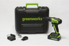 Аккумуляторная дрель-шуруповерт GREENWORKS GD24DD35K2, 24v, 35 Нм, 1х2Ач и ЗУ, кейс