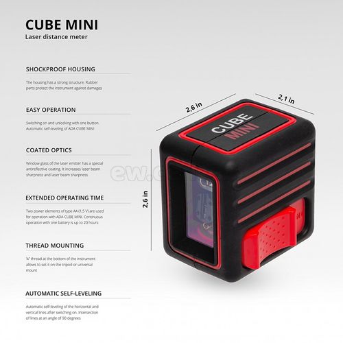 Лазерный уровень ADA Cube Mini Professional Edition А00462