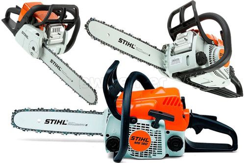 Пила бензиновая STIHL MS 180, 2,0 л.с, 16/, 3/8/, 1,3, 55 зв, 3,9 кг