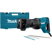 Пила сабельная MAKITA JR3051TK, 1200Вт, 0-3000об/мин, ход 30мм, 447мм, 2.5м, рез 255мм, 3.2кг, кейс