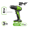 Аккумуляторная дрель-шуруповерт GREENWORKS GD24DD35K2, 24v, 35 Нм, 1х2Ач и ЗУ, кейс