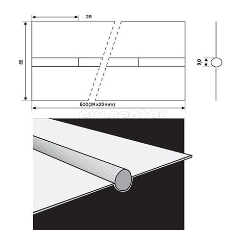 Керамическая подкладка ESAB OK Backing Pipe 9