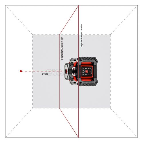 Ротационный лазерный нивелир ADA ROTARY 500 HV Servo А00578