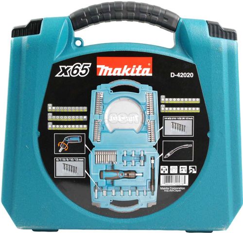 Набор бит и головок + отвертка MAKITA D-42020 /Circle series/ 65 предметов