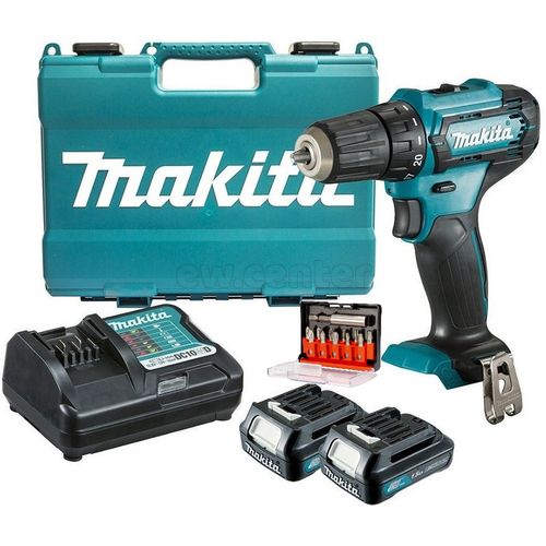 Аккумуляторная дрель-шуруповерт MAKITA CXT DF333DYX14 + набор бит D-31083