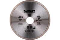 Алмазный круг сплошной по керамике DEWALT DT3713, 125 x 22.2 мм, h=5